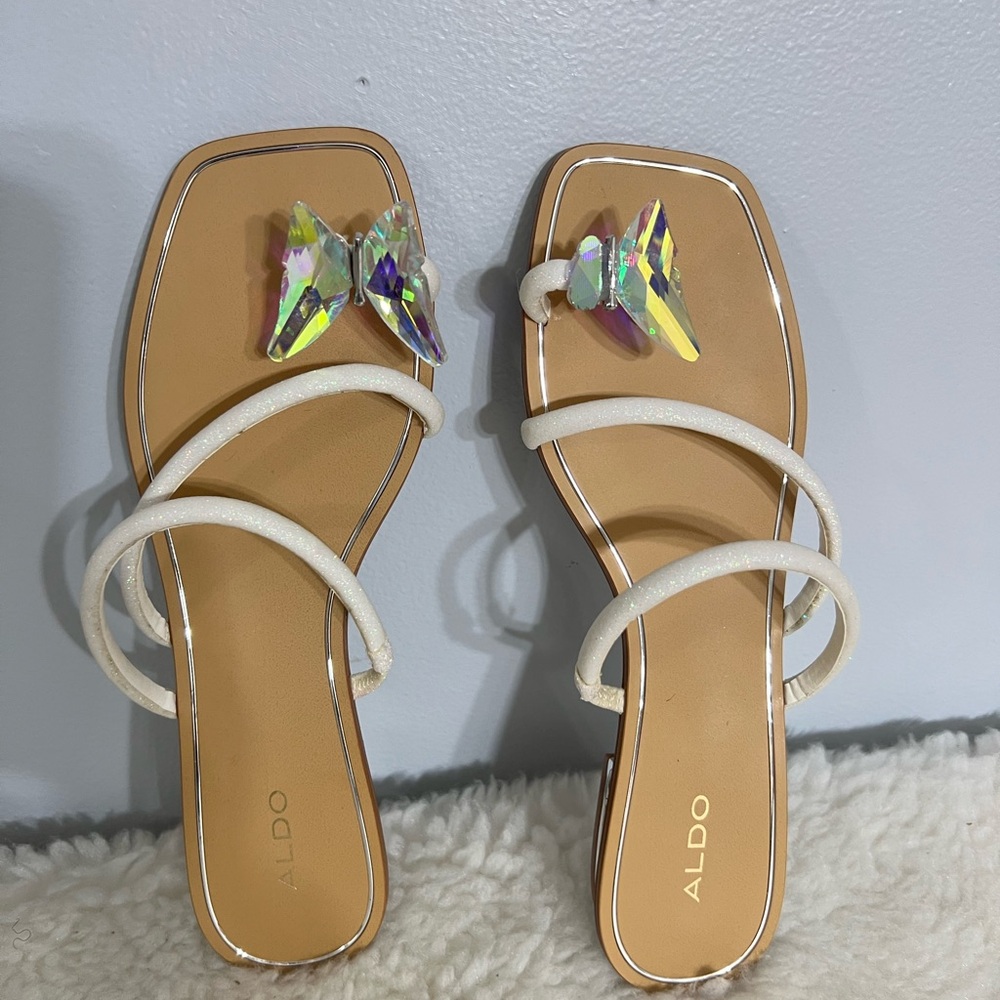 Glasswing Butterfly Sandals